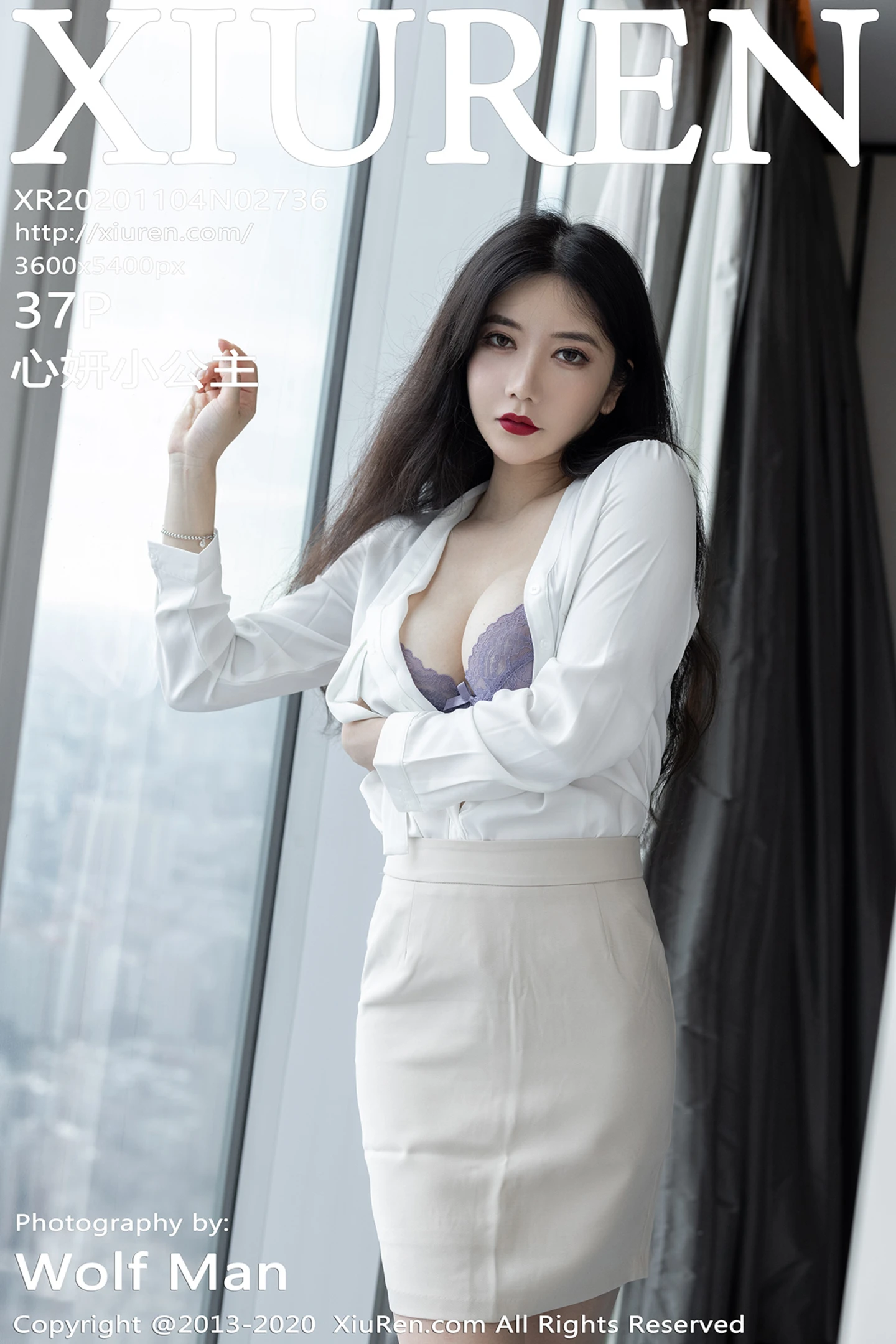 [XiuRen秀人网]No.2736_女神心妍小公主私房床上紫色蕾丝内衣秀惹火身材撩人诱惑写真37P-秀人网 - XiuRen.Pro